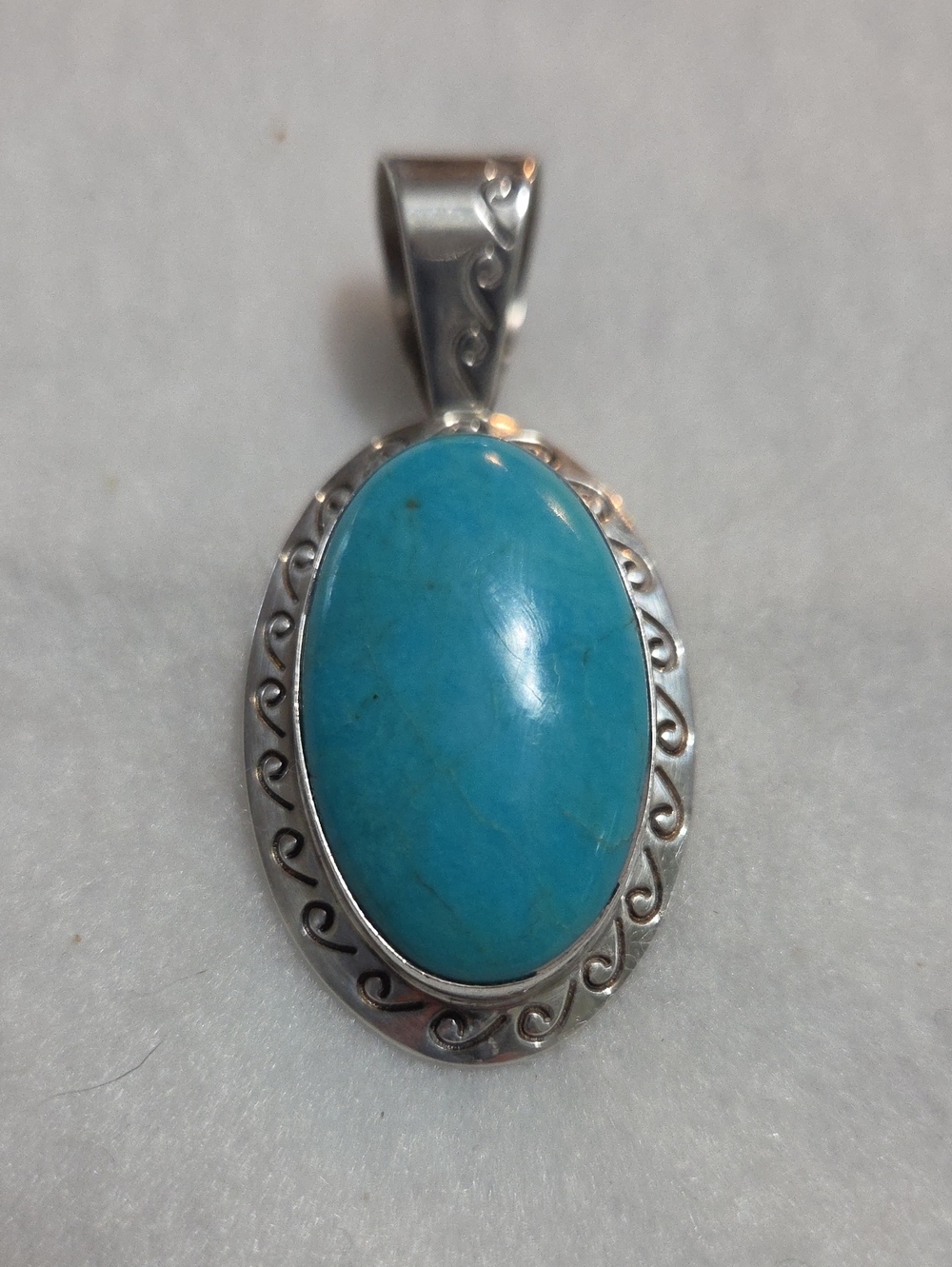 DRT Turquoise Oval Pendant